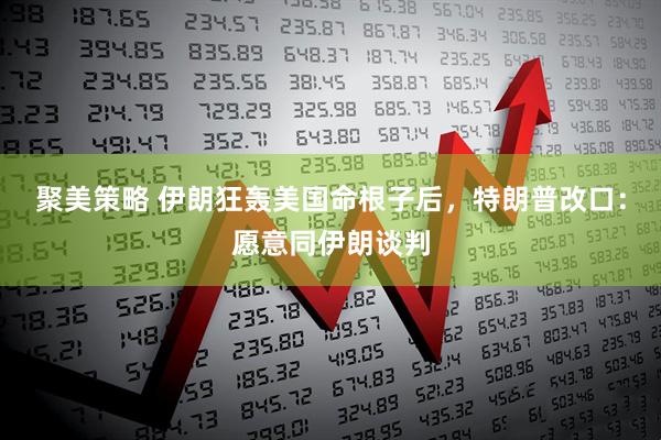 聚美策略 伊朗狂轰美国命根子后，特朗普改口：愿意同伊朗谈判